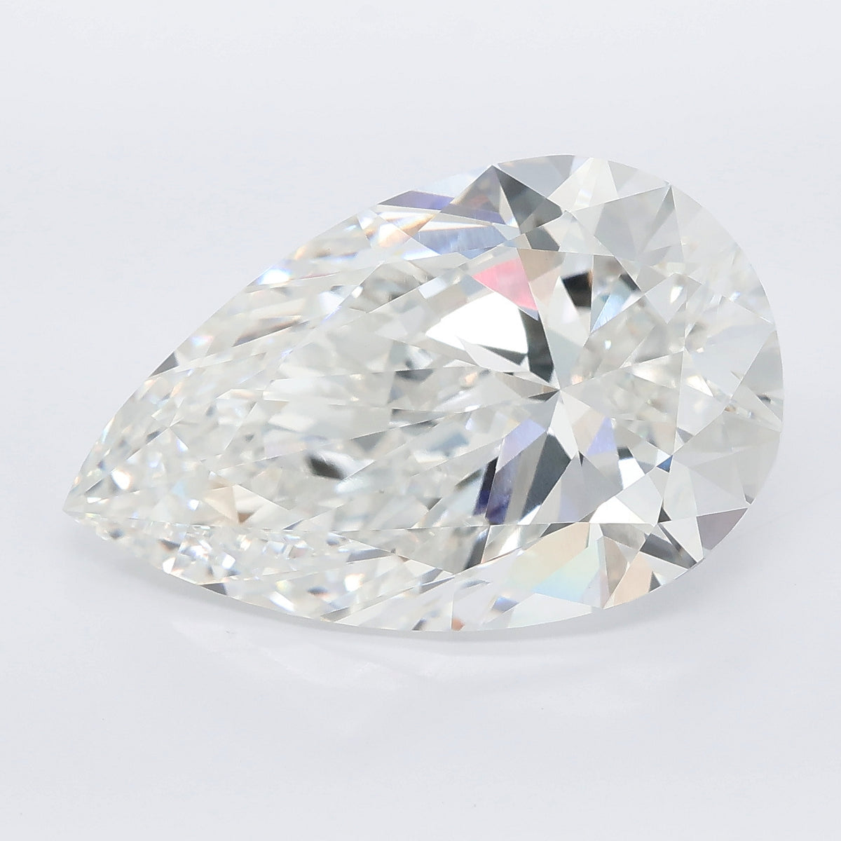 12.13 carat pear lab grown diamond F color VVS2 clarity