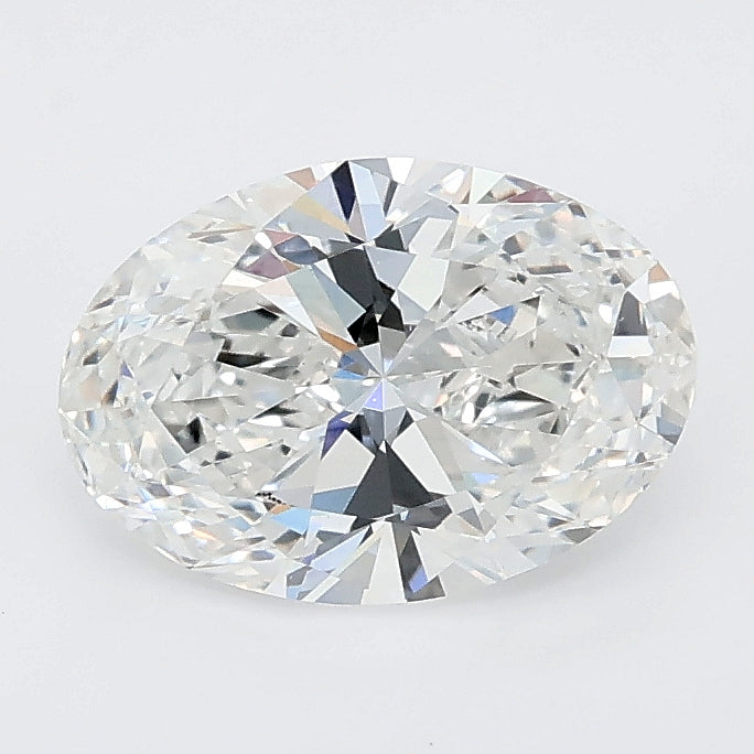 1.50 carat oval lab grown diamond E color VVS2 clarity