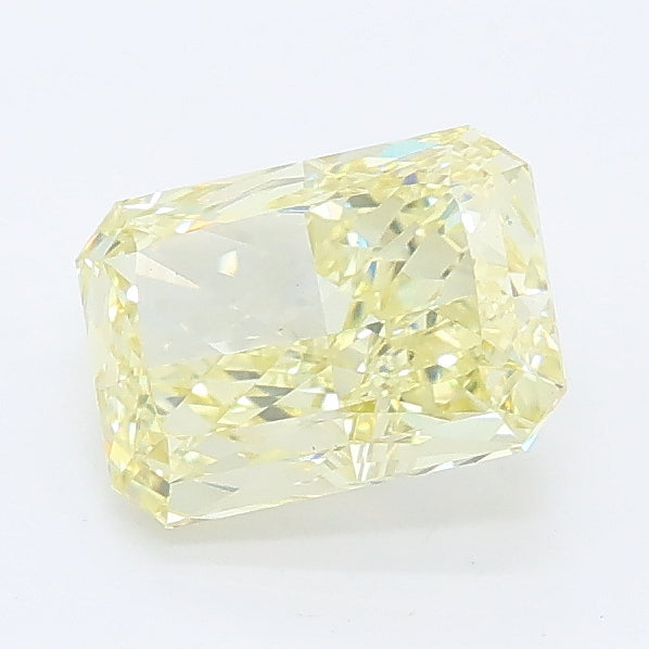 1.28 carat fancy intense yellow radiant lab grown diamond VS2 clarity