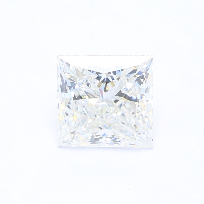 1.09 carat princess lab grown diamond D color VVS2 clarity