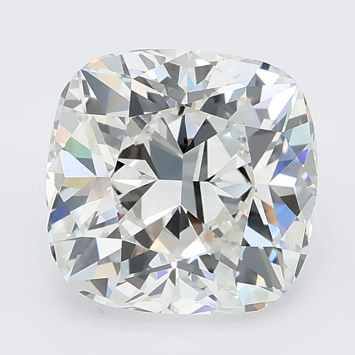 3.02 carat cushion lab grown diamond F color VVS2 clarity