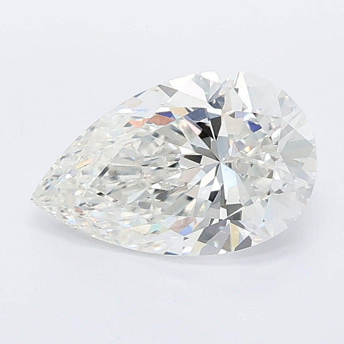 1.21 carat pear lab grown diamond F color VVS1 clarity