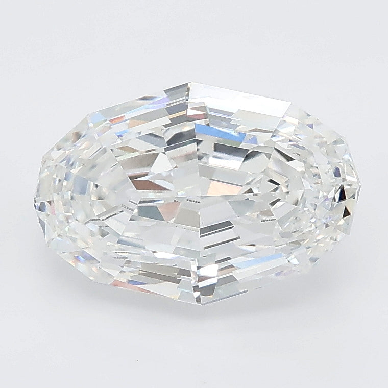 2.71 carat oval lab grown diamond E color VVS2 clarity