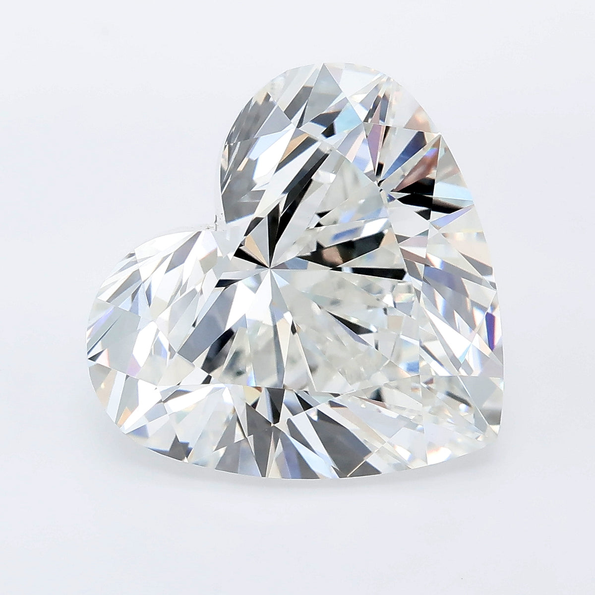 8.49 carat heart lab grown diamond F color VVS1 clarity