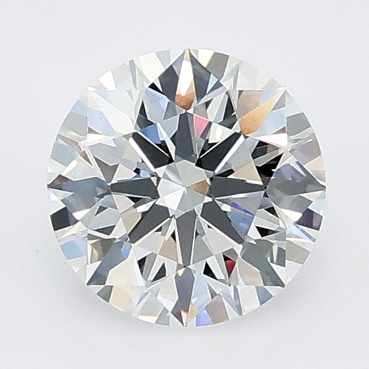 1.09 carat round lab grown diamond D color VVS2 clarity