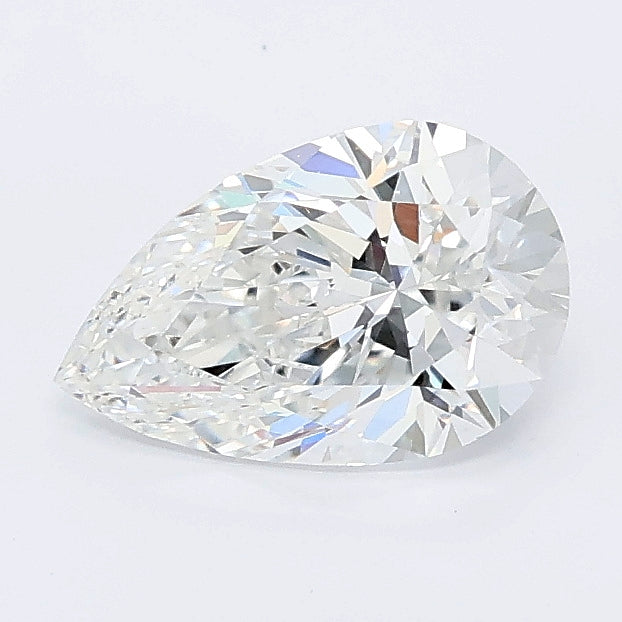 1.00 carat pear lab grown diamond E color VS1 clarity