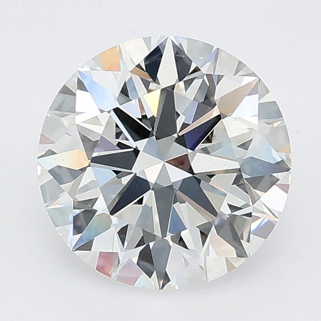 2.07 carat round lab grown diamond D color VS1 clarity