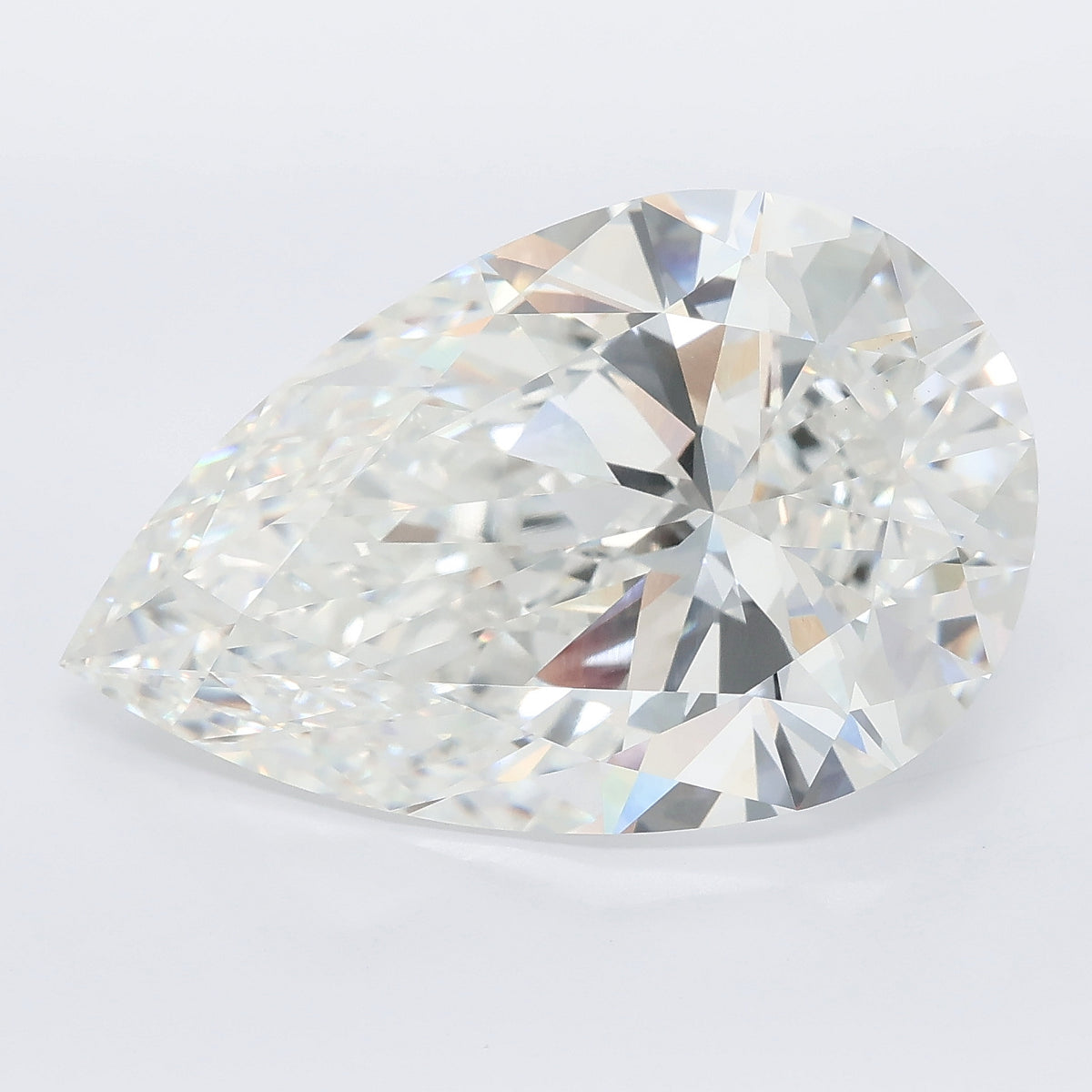 13.04 carat pear lab grown diamond F color VVS2 clarity