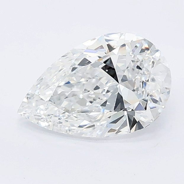 1.00 carat pear lab grown diamond D color VS1 clarity