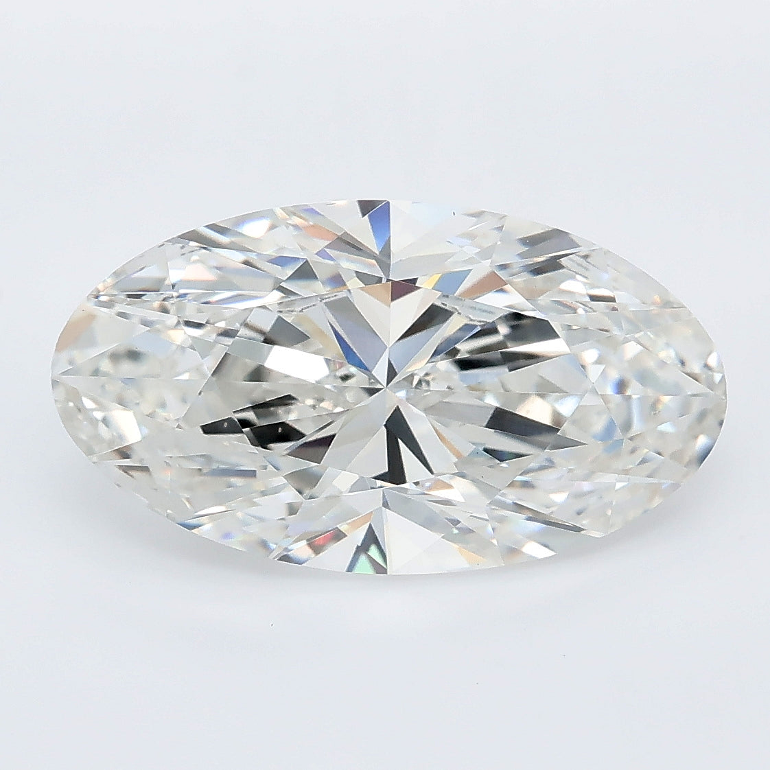 5.00 carat moval lab grown diamond F color VS1 clarity