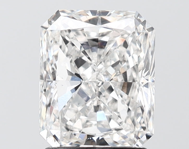 2.06 carat radiant lab grown diamond E color VS1 clarity