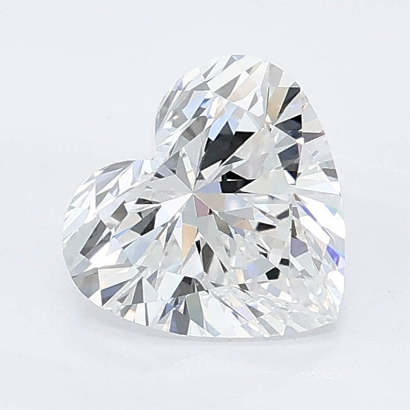 1.09 carat heart lab grown diamond D color VVS2 clarity