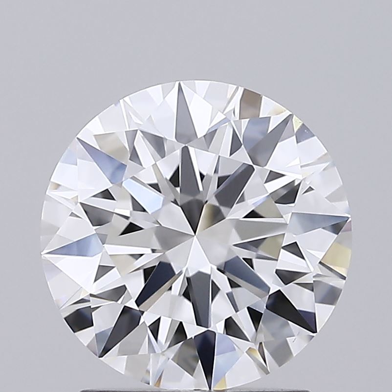 1.80 carat round lab grown diamond E color VVS2 clarity