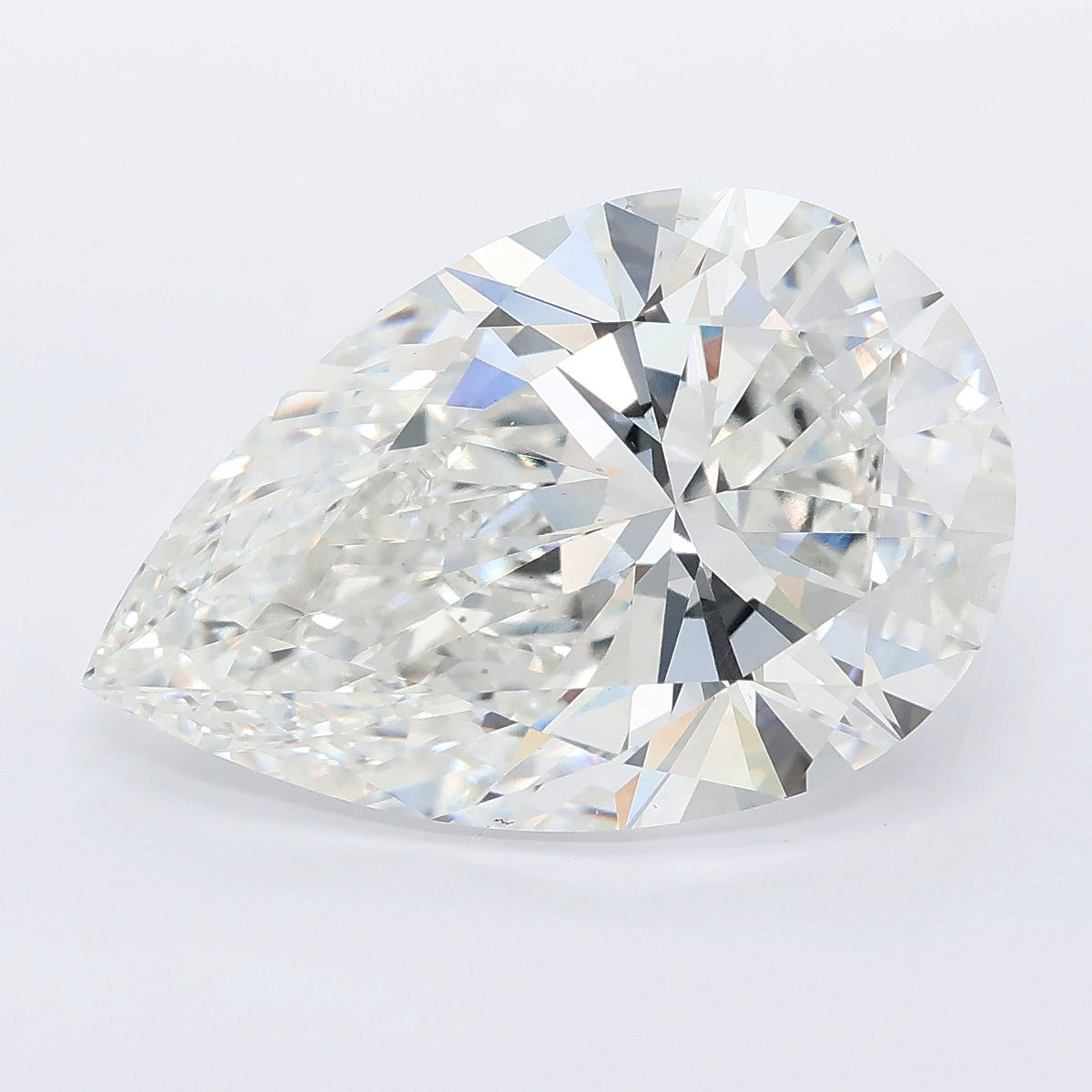 9.00 carat pear lab grown diamond F color VS1 clarity