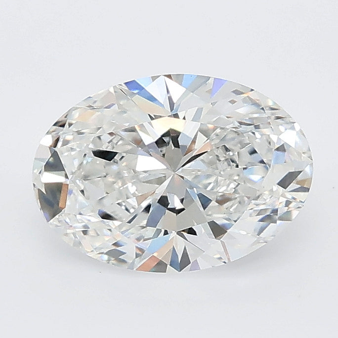 1.55 carat oval lab grown diamond E color VS1 clarity