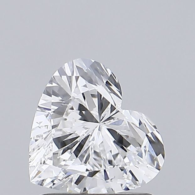 0.93 carat heart lab grown diamond D color VS1 clarity
