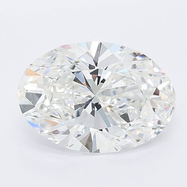 1.42 carat oval lab grown diamond D color VVS2 clarity
