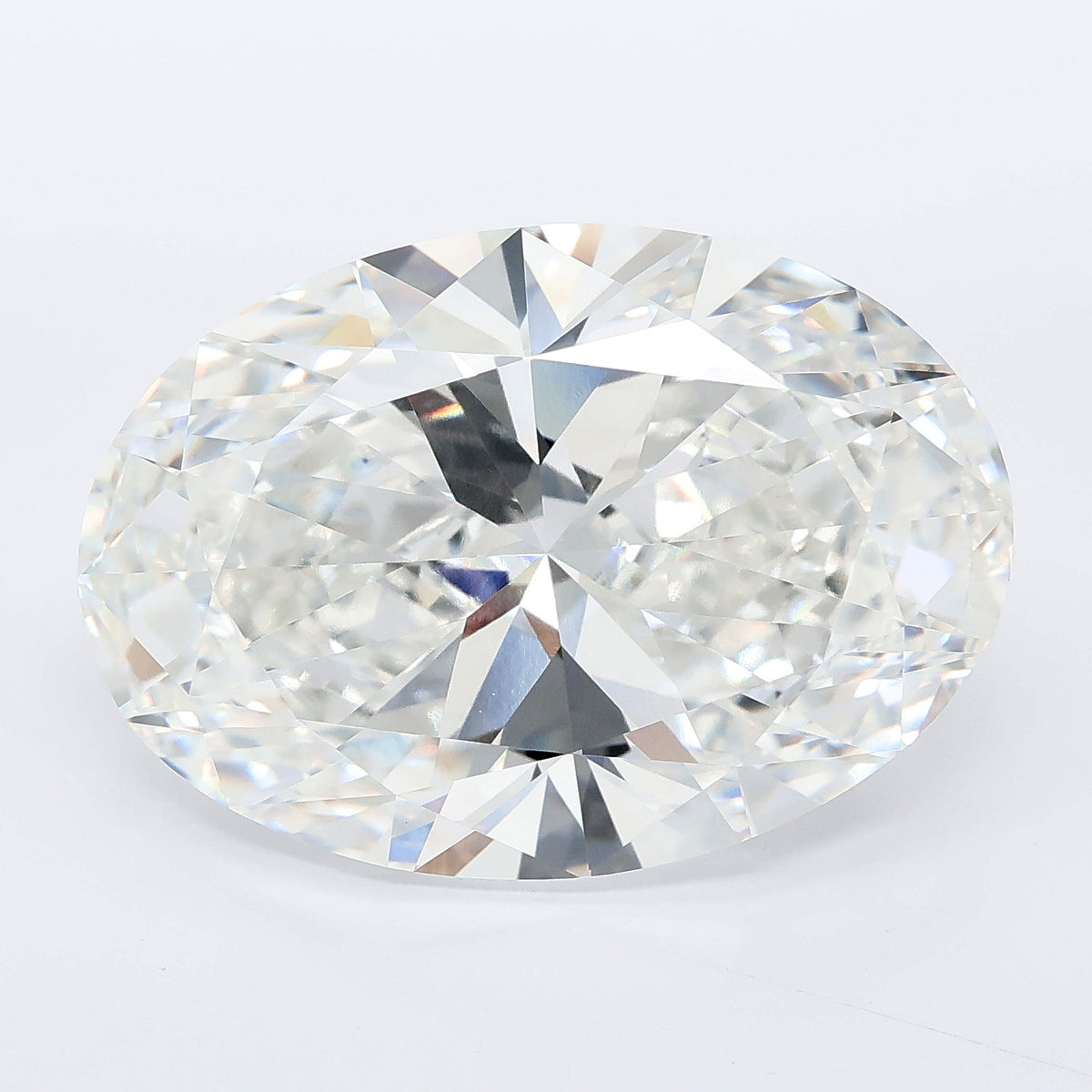 13.01 carat oval lab grown diamond E color VVS2 clarity