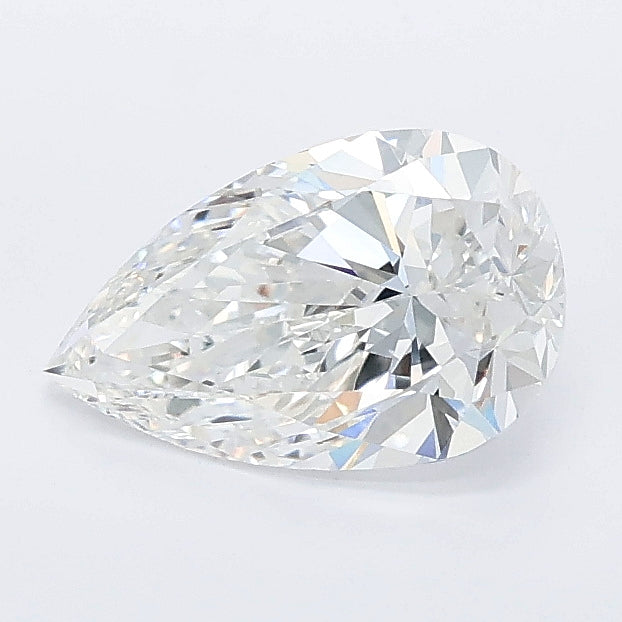 1.02 carat pear lab grown diamond E color VVS2 clarity