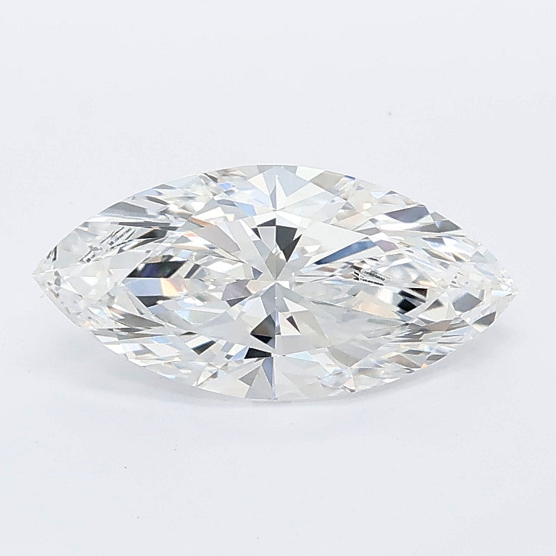 1.25 carat marquise lab grown diamond E color VVS2 clarity