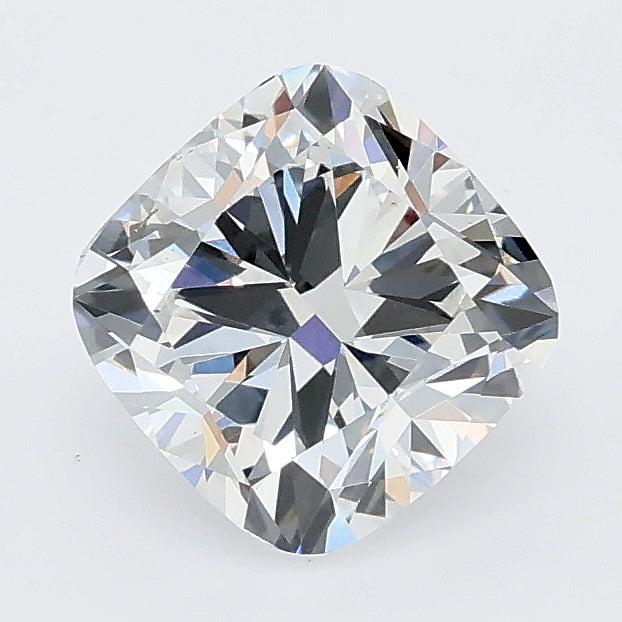 1.71 carat cushion lab grown diamond D color VS1 clarity