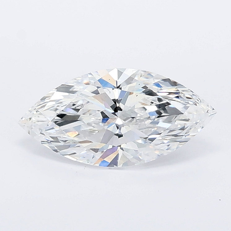1.00 carat marquise lab grown diamond D color VS2 clarity