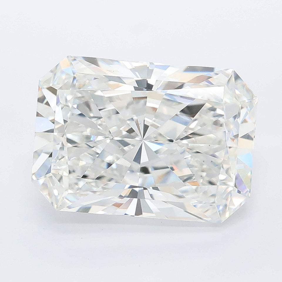 5.09 carat radiant lab grown diamond F color VS1 clarity