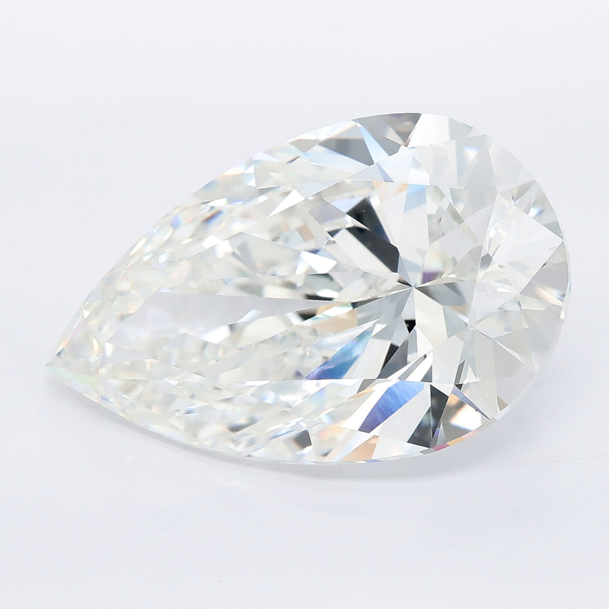 13.03 carat pear lab grown diamond F color VVS2 clarity