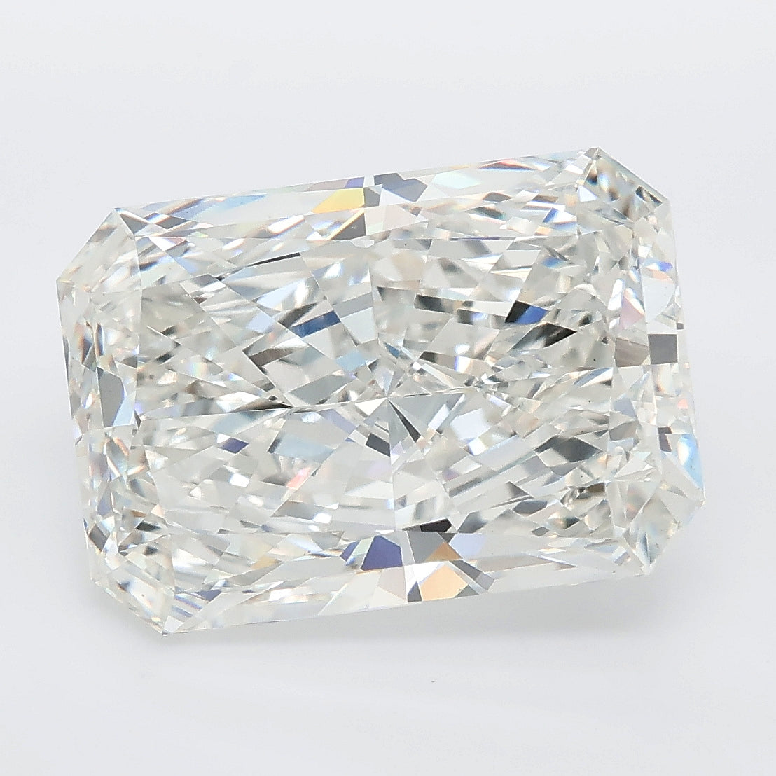 7.77 carat radiant lab grown diamond G color VVS2 clarity