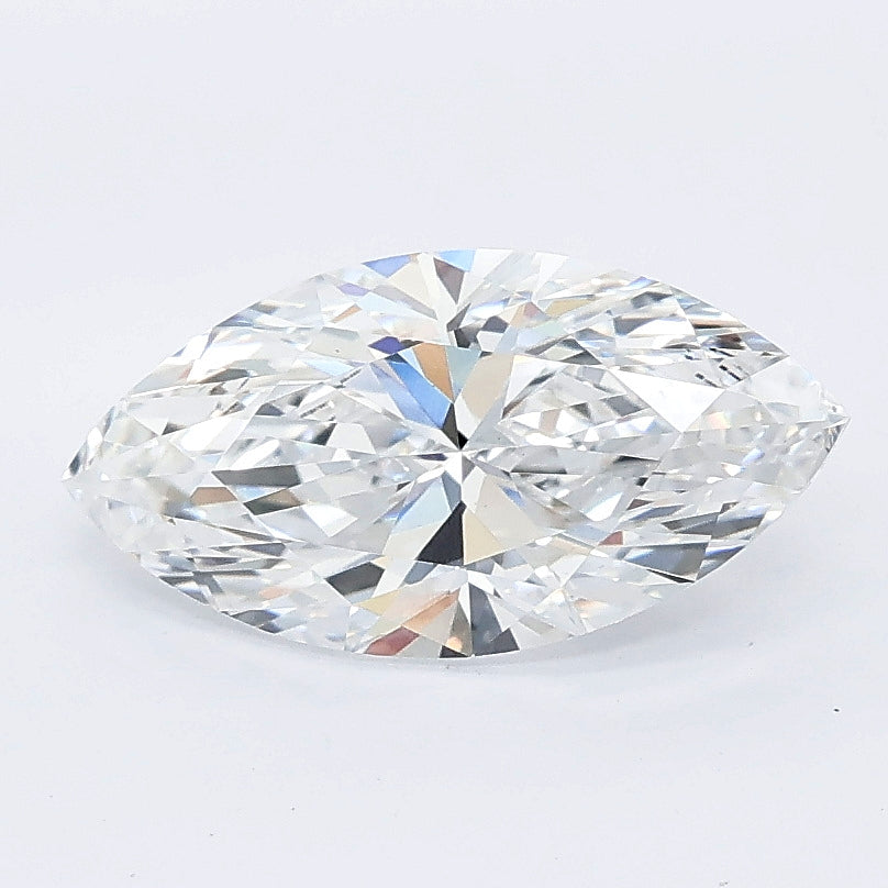 1.55 carat marquise lab grown diamond D color VVS2 clarity