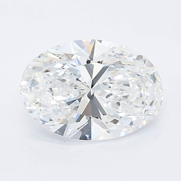 1.05 carat oval lab grown diamond D color VVS2 clarity