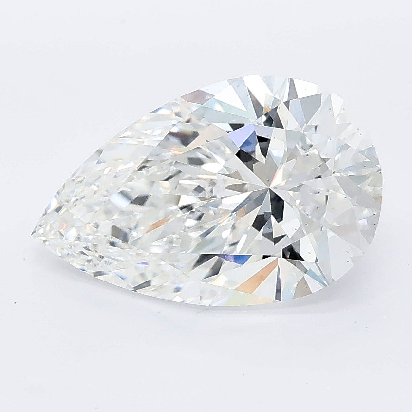 2.50 carat pear lab grown diamond E color VS2 clarity