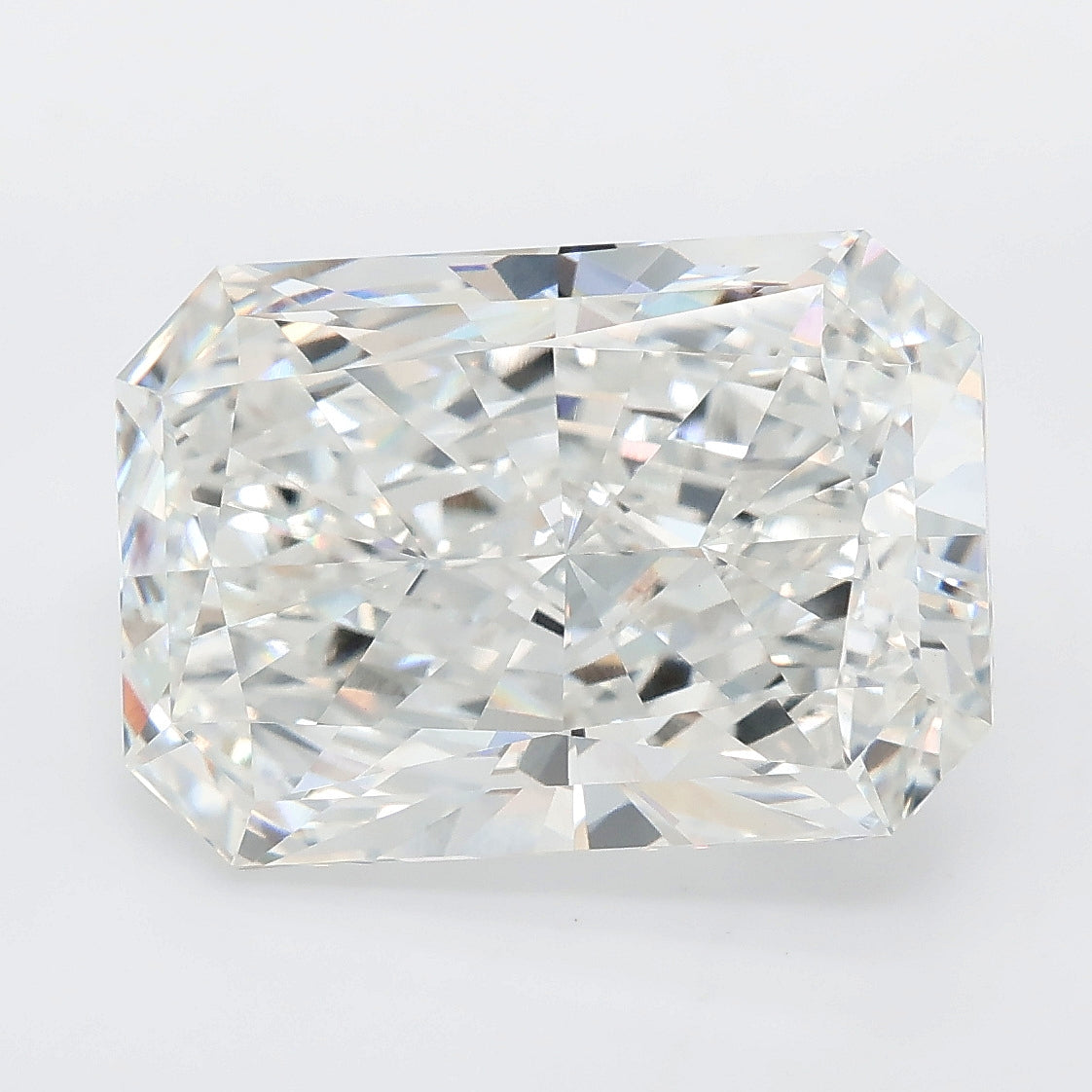 8.05 carat radiant lab grown diamond E color VVS2 clarity