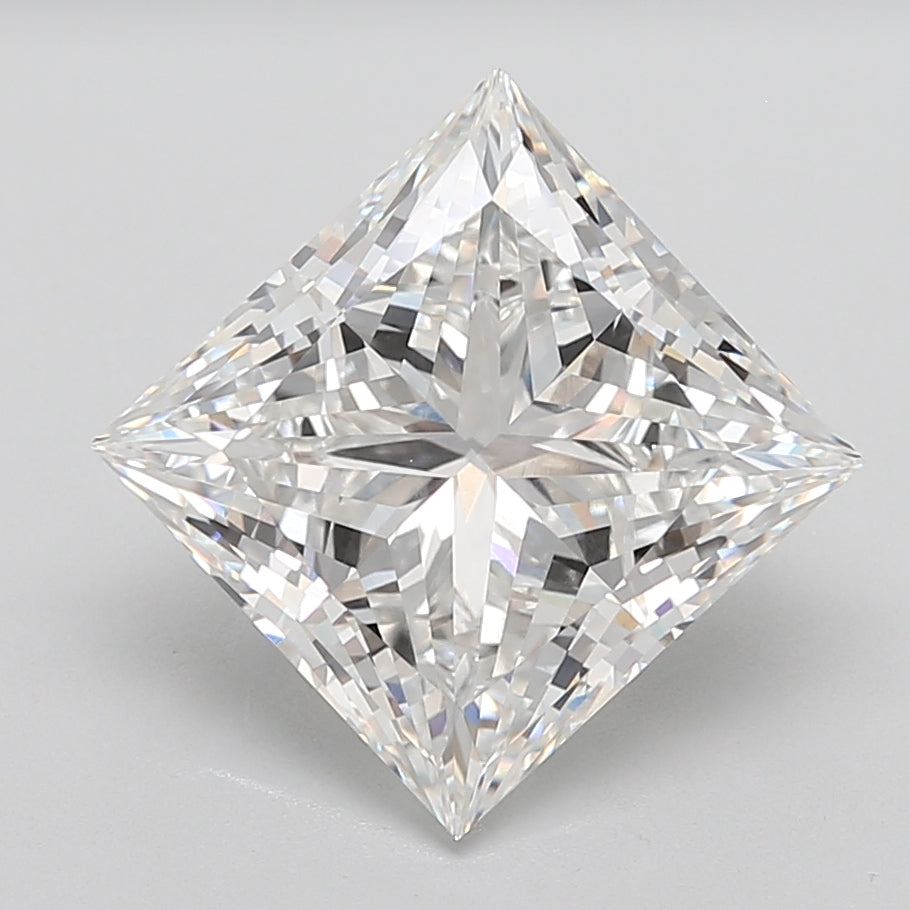 10.53 carat princess lab grown diamond F color VVS2 clarity
