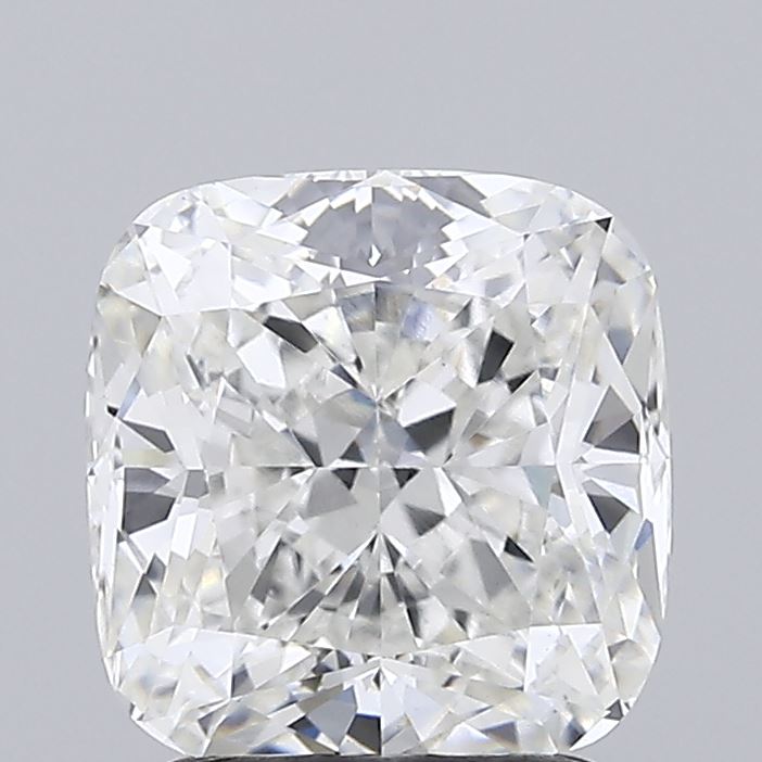 2.16 carat cushion lab grown diamond E color VVS2 clarity