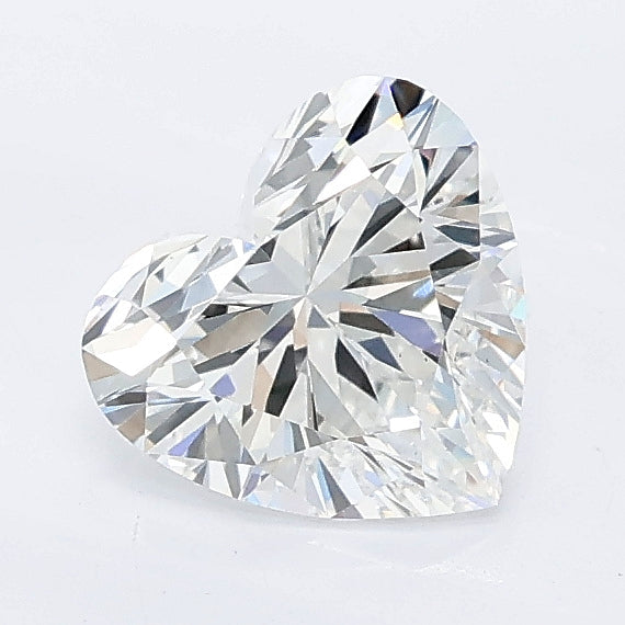 1.01 carat heart lab grown diamond E color VS1 clarity
