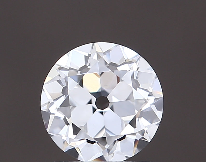 1.00 carat old european lab grown diamond D color VS1 clarity