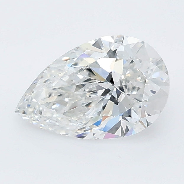 1.02 carat pear lab grown diamond E color VS1 clarity