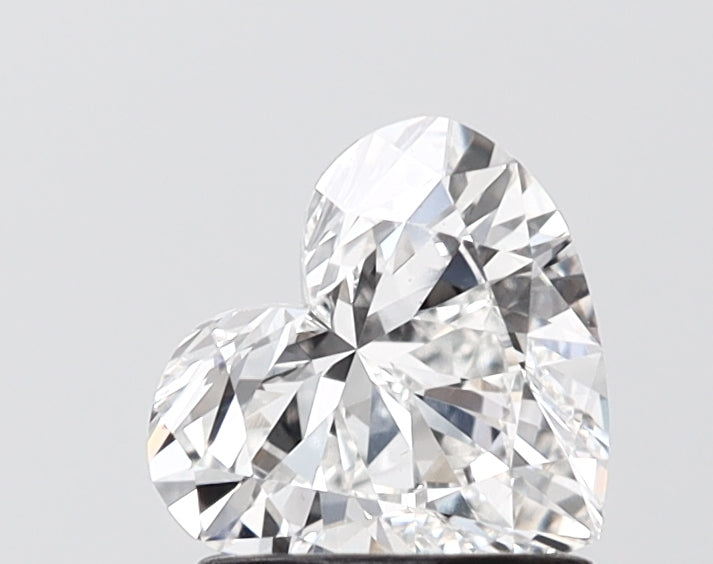 1.10 carat heart lab grown diamond F color VS1 clarity