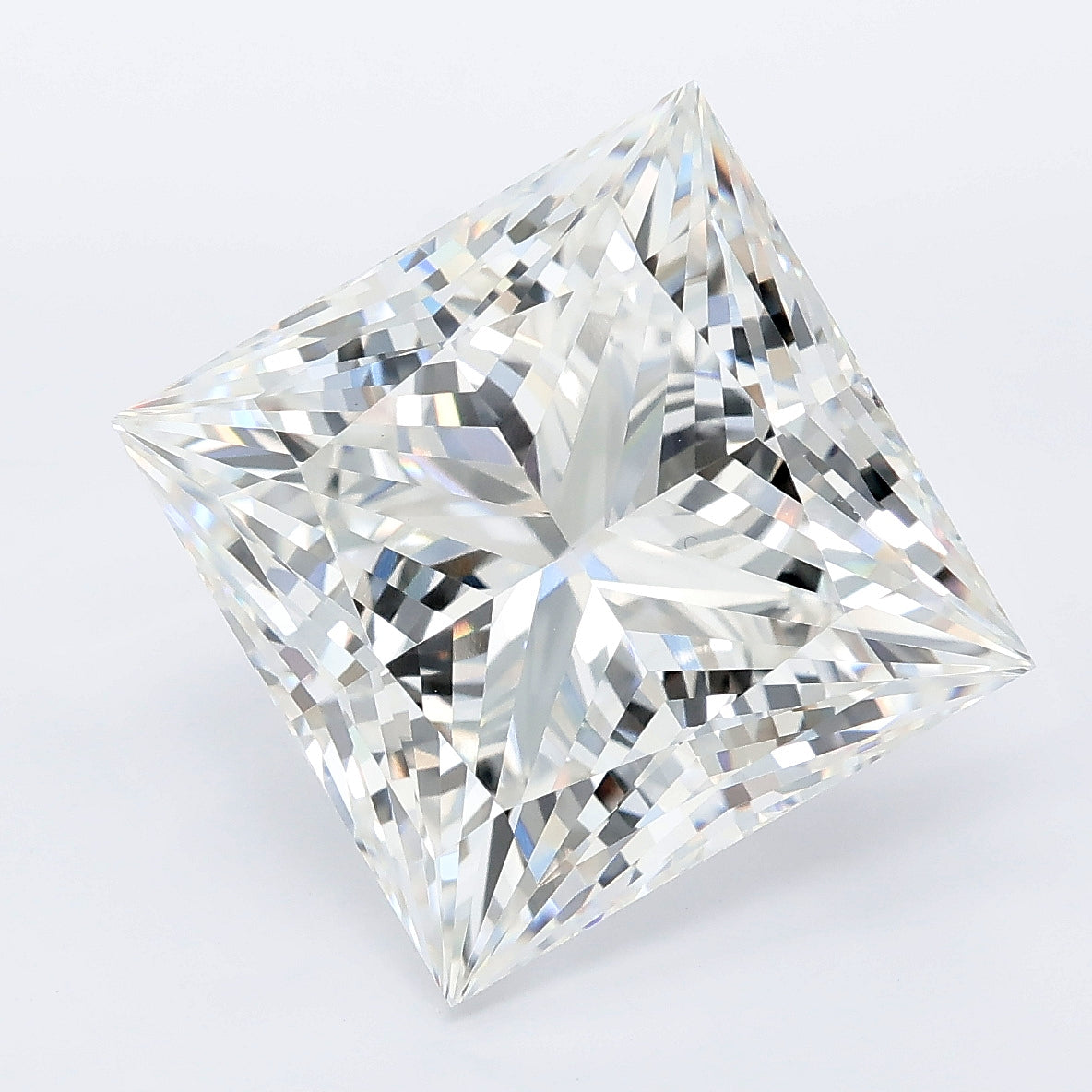 10.06 carat princess lab grown diamond E color VVS2 clarity