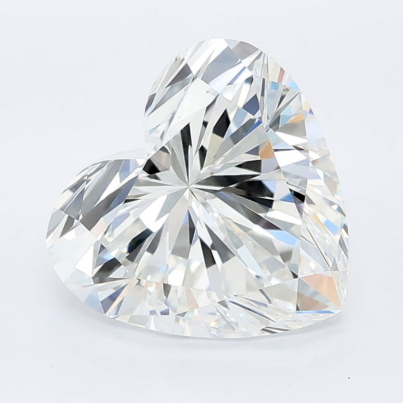 3.24 carat heart lab grown diamond E color VVS2 clarity
