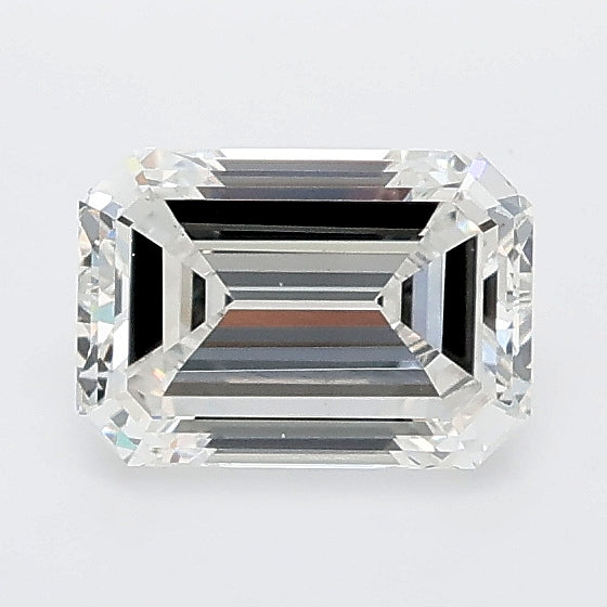 1.00 carat emerald lab grown diamond E color VS1 clarity