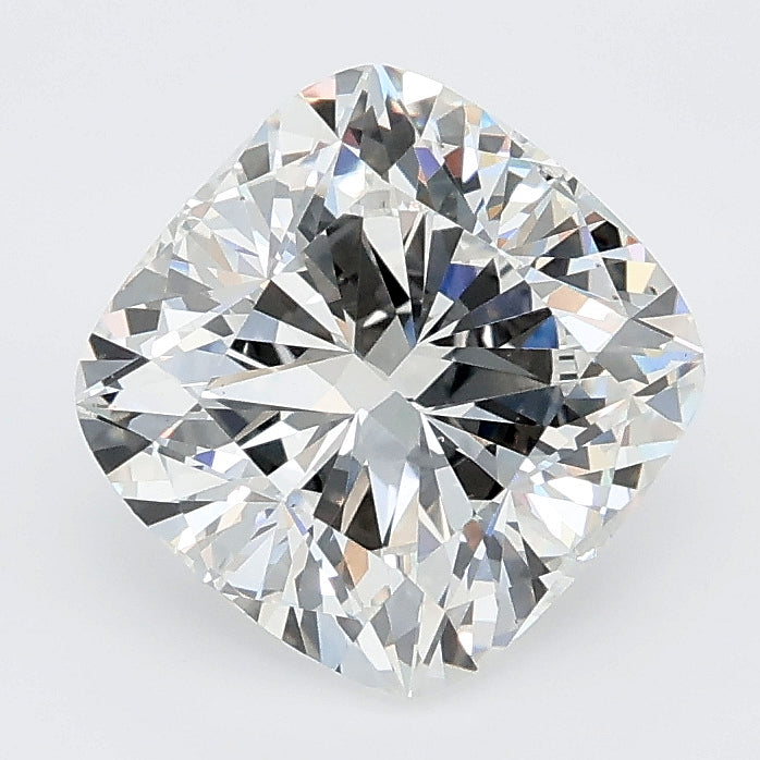 2.54 carat cushion lab grown diamond F color VVS2 clarity