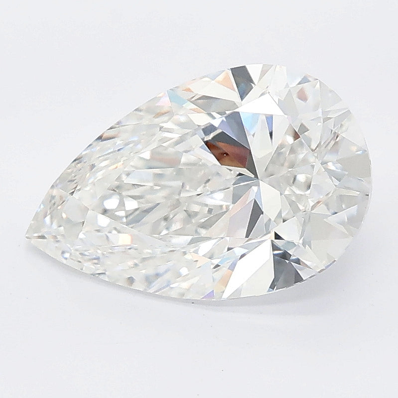 2.50 carat pear lab grown diamond E color VVS2 clarity