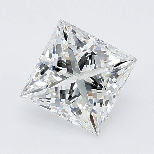 1.09 carat princess lab grown diamond D color VVS2 clarity