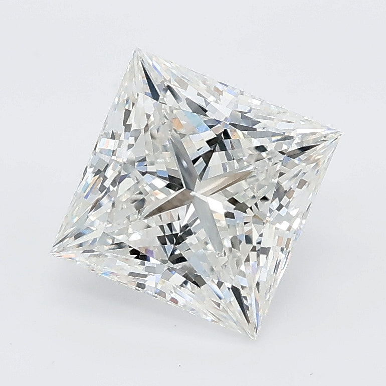 2.26 carat princess lab grown diamond E color VS1 clarity