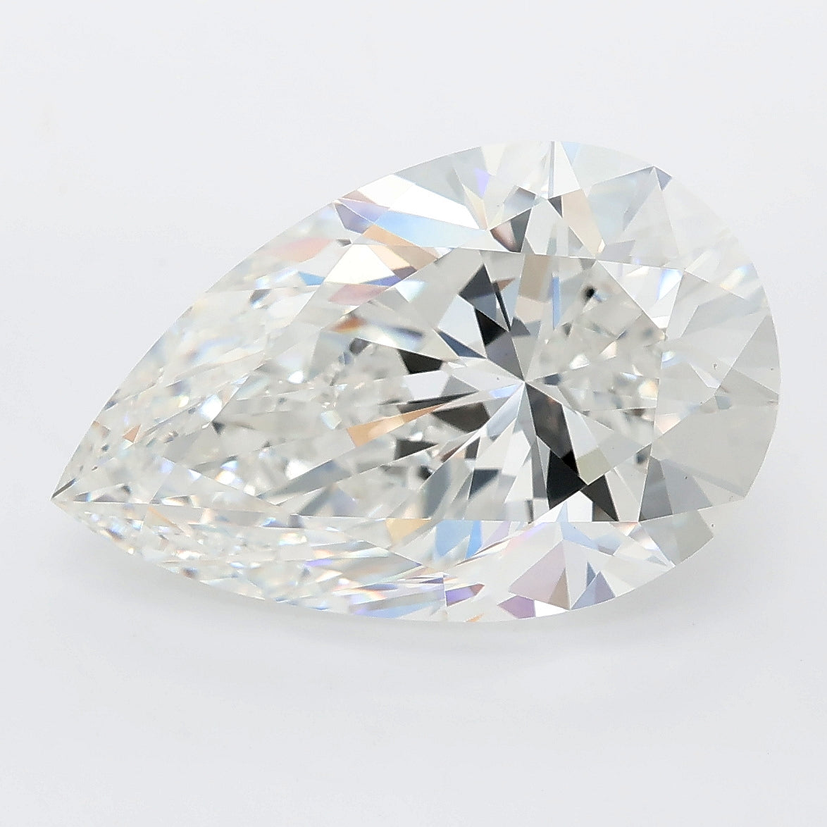 7.53 carat pear lab grown diamond G color VS1 clarity