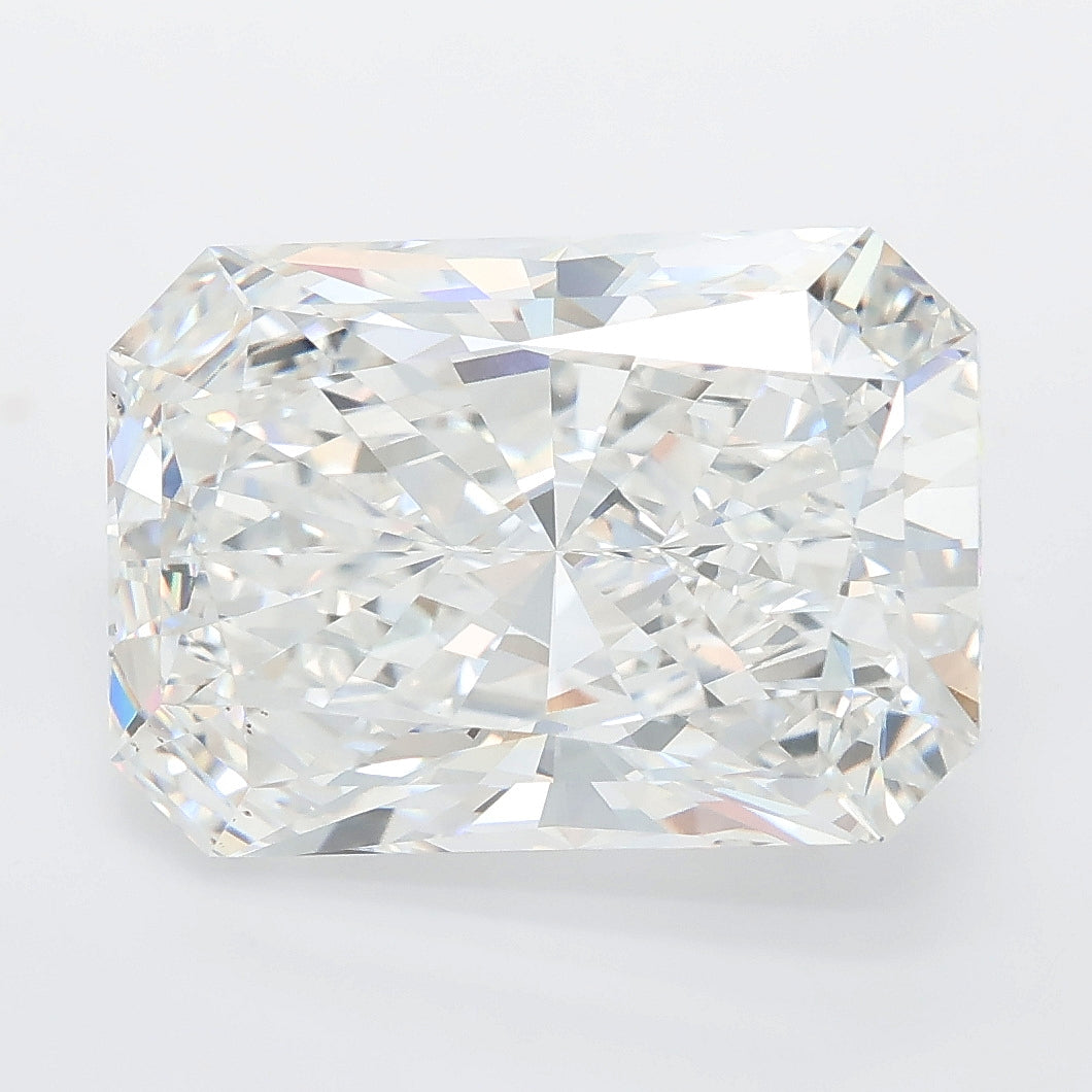 7.28 carat radiant lab grown diamond E color VVS2 clarity