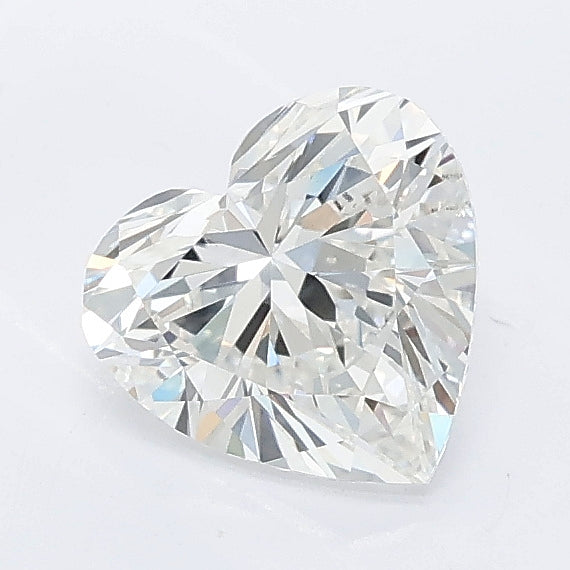 1.00 carat heart lab grown diamond F color VS1 clarity