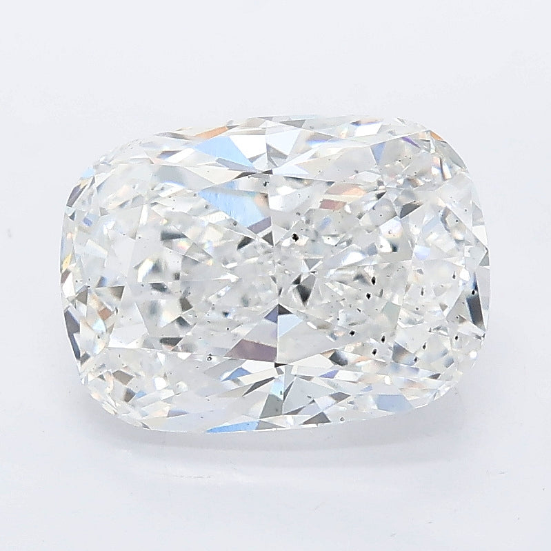 3.05 carat cushion lab grown diamond D color SI1 clarity